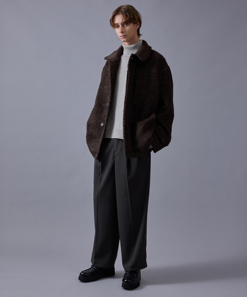 JUNRED（ジュンレッド）の「シャギーショートコート（ステンカラー