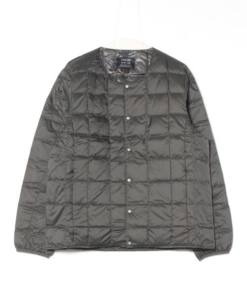 CREW NECK BUTTON DOWN JACKET 104（ダウンジャケット/コート）｜TAION（タイオン）