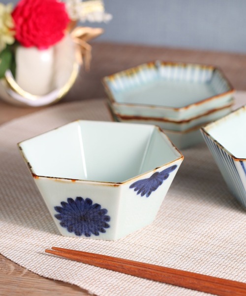 studio CLIP（スタディオクリップ）の「波佐見焼 六角小鉢（食器