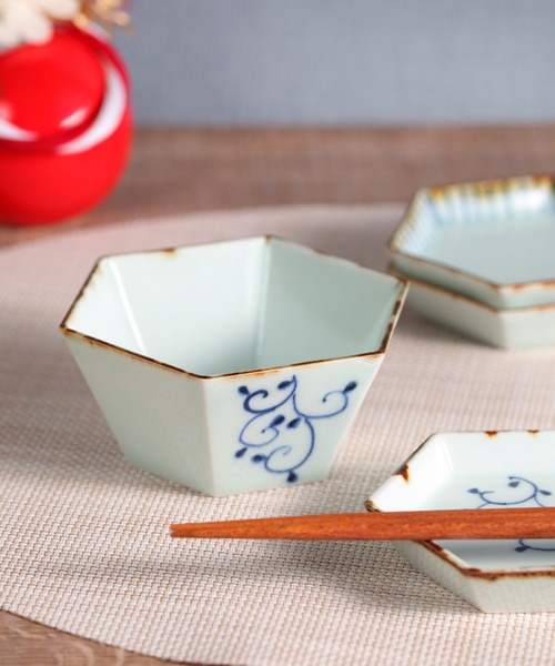 studio CLIP（スタディオクリップ）の「波佐見焼 六角小鉢（食器