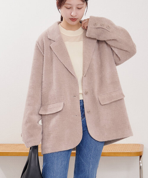 セール】B シャギージャケット（テーラードジャケット）｜Kastane