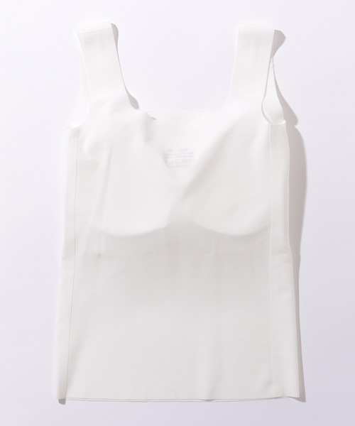 Lace Ladies(レースレディース)の「ソリッドカラー スクエアネック カップ付き ベーシック タンクトップ(タンクトップ・レディース・ブラック/モカ/ホワイト/グリーン・M/L/XL)」の10枚目の写真