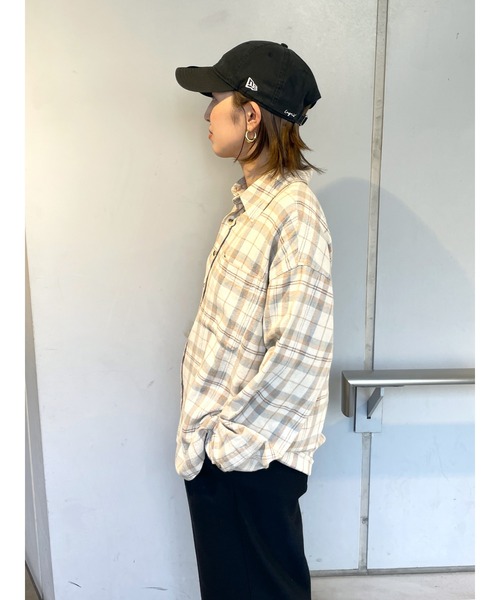 sale11000 ⇊ 【新品】アングリッド チェックルーズシャツ ネルシャツ セール】チェックルーズシャツ（シャツ/ブラウス）｜Ungrid（アン