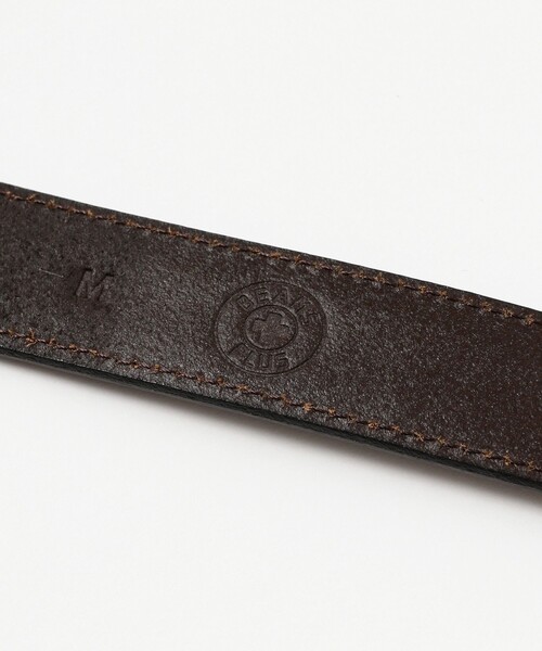 BEAMS+ ビームスプラス Plate Belt L ブラウン　Blown Plate Belt Dress Calf（ベルト）｜BEAMS PLUS（ビームスプラス