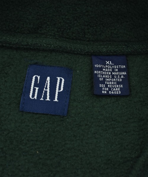 GAP（ギャップ）の「【ヴィンテージ古着】90’s GAP ハーフジップ フリースプルオーバー（その他トップス・メンズ・グリーン・X-LARGE）」の3枚目の写真