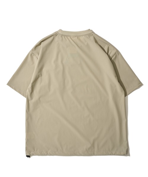 GERRY（ジェリー）の「【GERRY/ジェリー】接触冷感ストレッチナイロン メッシュポケット付き ショートスリーブTシャツ（Tシャツ/カットソー・メンズ・カーキ/グレイッシュベージュ/ブラック・X-LARGE/LARGE/MEDIUM）」の8枚目の写真