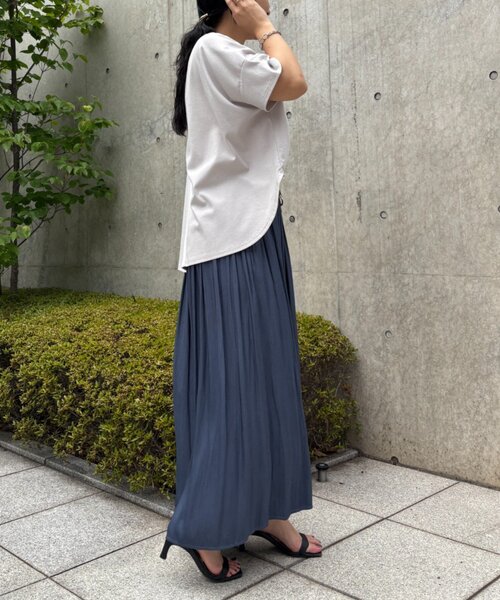 Jena espace merveilleux(ジェナ エスパスメルヴェイユ)の「【新色登場】【低身長サイズ】プリーツスカーチョ(その他パンツ・レディース・パープル/ベージュ/チャコールグレー/ネイビー/ブルー系その他/ライトグレー・FREE)」の12枚目の写真