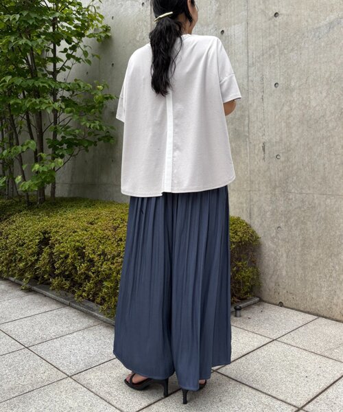 Jena espace merveilleux(ジェナ エスパスメルヴェイユ)の「【新色登場】【低身長サイズ】プリーツスカーチョ(その他パンツ・レディース・パープル/ベージュ/チャコールグレー/ネイビー/ブルー系その他/ライトグレー・FREE)」の13枚目の写真