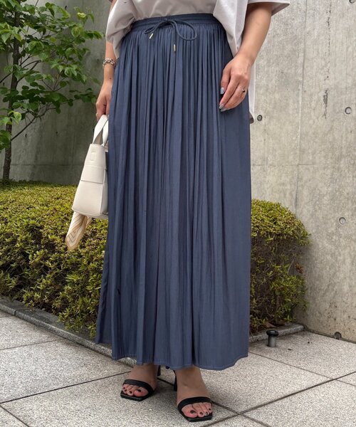 Jena espace merveilleux(ジェナ エスパスメルヴェイユ)の「【新色登場】【低身長サイズ】プリーツスカーチョ(その他パンツ・レディース・パープル/ベージュ/チャコールグレー/ネイビー/ブルー系その他/ライトグレー・FREE)」の14枚目の写真