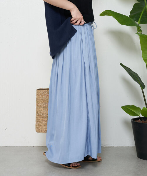 Jena espace merveilleux（ジェナ　エスパスメルヴェイユ）の「【新色登場】【低身長サイズ】プリーツスカーチョ（その他パンツ・レディース・パープル/ベージュ/チャコールグレー/ネイビー/ブルー系その他/ライトグレー・FREE）」の11枚目の写真