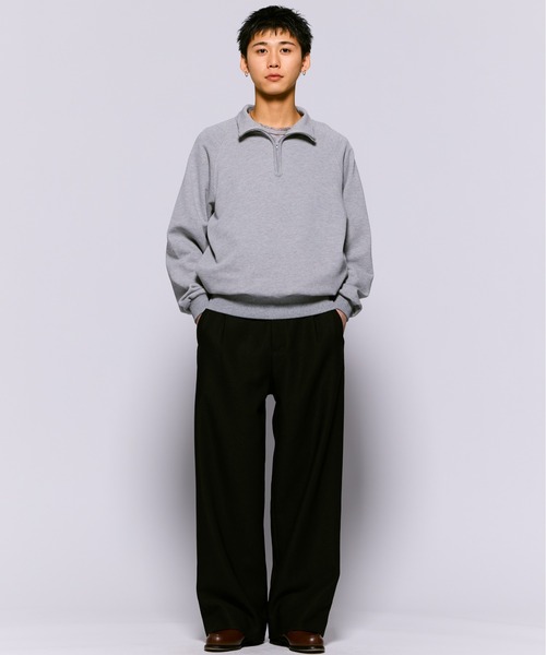 THE BOLDMAN（ザ ボールドマン）の「Halfzip Raglan Sweat / ハーフジップラグランスウェット（スウェット・メンズ・ブラック/グレー/ブルー・MEDIUM/LARGE）」の16枚目の写真