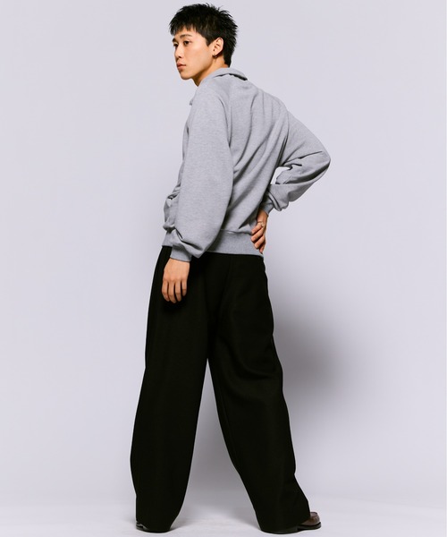 THE BOLDMAN（ザ ボールドマン）の「Halfzip Raglan Sweat / ハーフジップラグランスウェット（スウェット・メンズ・ブラック/グレー/ブルー・MEDIUM/LARGE）」の21枚目の写真