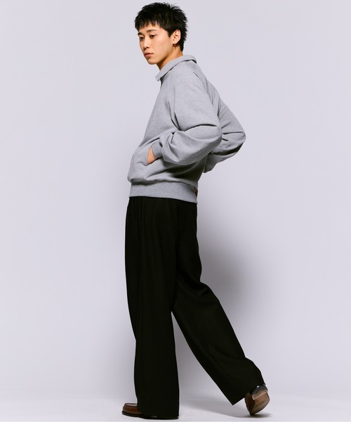 THE BOLDMAN（ザ ボールドマン）の「Halfzip Raglan Sweat / ハーフジップラグランスウェット（スウェット・メンズ・ブラック/グレー/ブルー・MEDIUM/LARGE）」の22枚目の写真