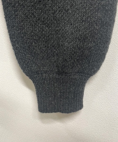 Futier land(フューティアランド)の「アートロゴ相良刺繍ニットトップス(ニット/セーター・レディース・ブルー系その他/チャコールグレー/パープル・FREE)」の19枚目の写真