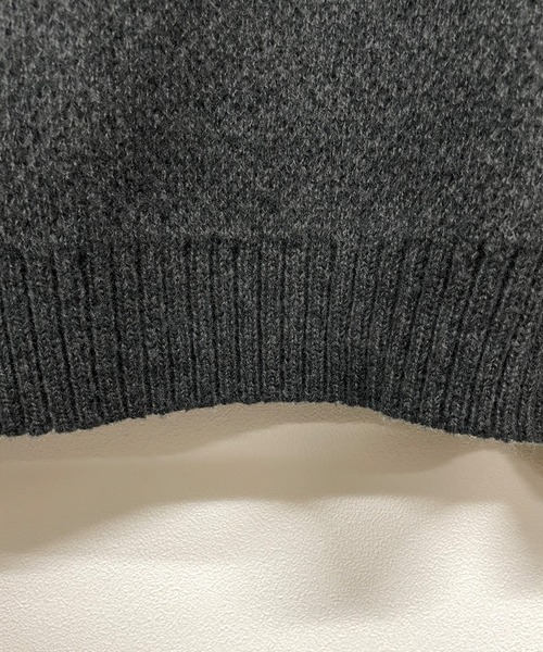 Futier land(フューティアランド)の「アートロゴ相良刺繍ニットトップス(ニット/セーター・レディース・ブルー系その他/チャコールグレー/パープル・FREE)」の20枚目の写真