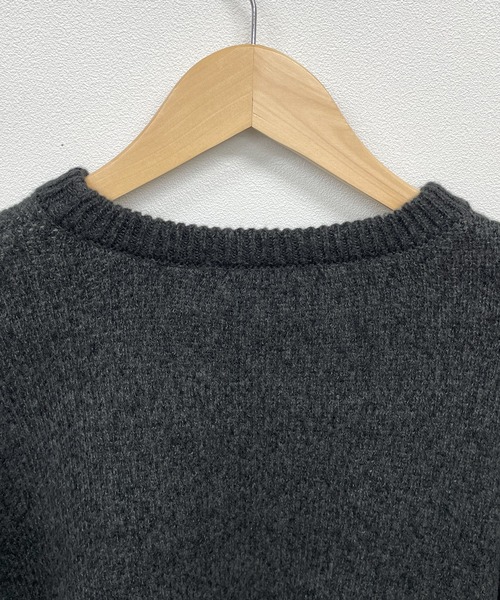 Futier land(フューティアランド)の「アートロゴ相良刺繍ニットトップス(ニット/セーター・レディース・ブルー系その他/チャコールグレー/パープル・FREE)」の21枚目の写真