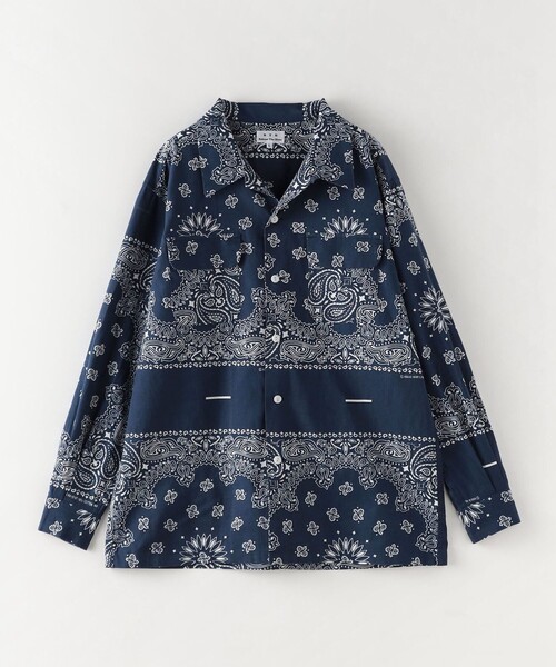 Steven Alan(スティーブンアラン)の「<B.T.R Behind The River> Bandana SHT/シャツ(シャツ/ブラウス・メンズ・ネイビー・M/L)」の1枚目の写真