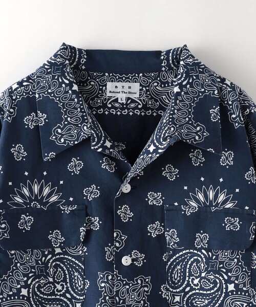 Steven Alan(スティーブンアラン)の「<B.T.R Behind The River> Bandana SHT/シャツ(シャツ/ブラウス・メンズ・ネイビー・M/L)」の7枚目の写真