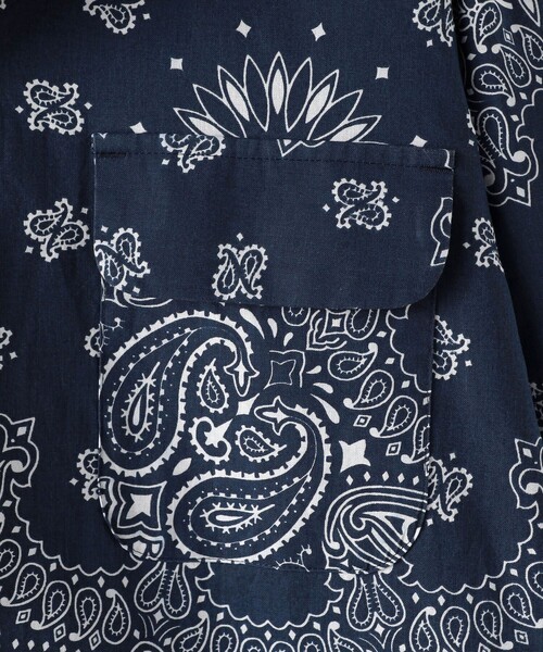 Steven Alan(スティーブンアラン)の「<B.T.R Behind The River> Bandana SHT/シャツ(シャツ/ブラウス・メンズ・ネイビー・M/L)」の5枚目の写真