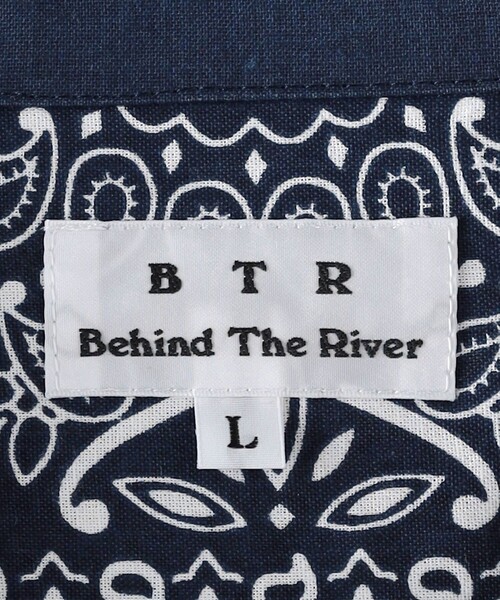 Steven Alan(スティーブンアラン)の「<B.T.R Behind The River> Bandana SHT/シャツ(シャツ/ブラウス・メンズ・ネイビー・M/L)」の3枚目の写真
