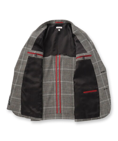 DRESSTERIOR(ドレステリア)の「◆ウールコットン グレンチェックジャケット(テーラードジャケット・メンズ・ブラウン系2・94/91/92/90)」の22枚目の写真