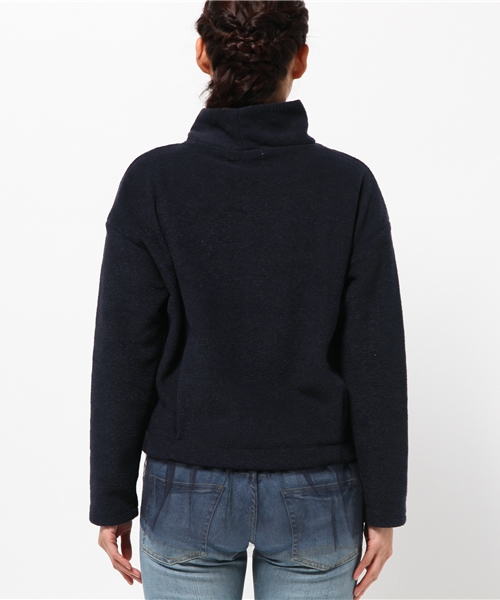 SEVENDAYS=SUNDAY（セブンデイズサンデイ）の「インナー付オフタートルプルオーバー（Tシャツ/カットソー・レディース・チャコールグレー/ネイビー/キャメル・MEDIUM/LARGE）」の6枚目の写真