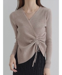 Amel パールボタンペムラムニット　完売品 Amel パールボタンペムラムニット完売品