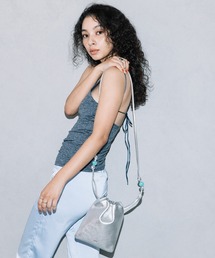【BEAURE】タッセルショルダーバッグ シルバー Beau're｜ヴュレのショルダーバッグ（シルバー/銀色系）通販