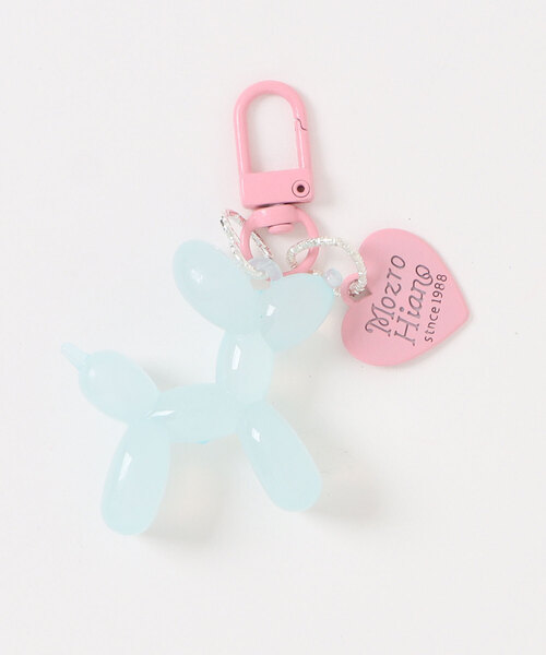 ammy.(エイミードット)の「【 ammy. / エイミードット 】 ハート チャーム ドッグ キーホルダー(キーホルダー・レディース・ブルー/ゴールド/シルバー/ブラック/シルバー系/ホワイト/ピンク・FREE)」の11枚目の写真