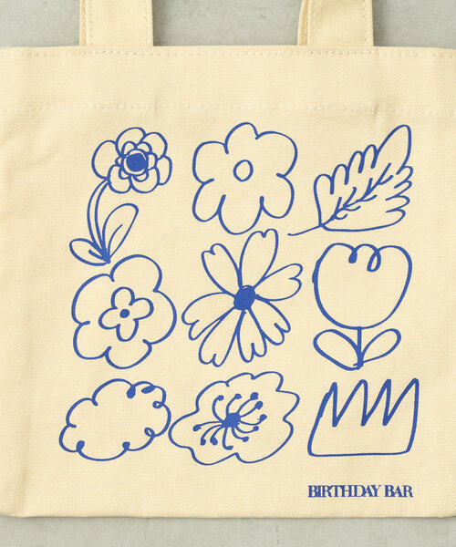 BIRTHDAY BAR（バースデイバー）の「コットンミニスクエアフラットバッグ（トートバッグ・レディース・アイボリー/グリーン/ネイビー/オレンジ・0）」の16枚目の写真