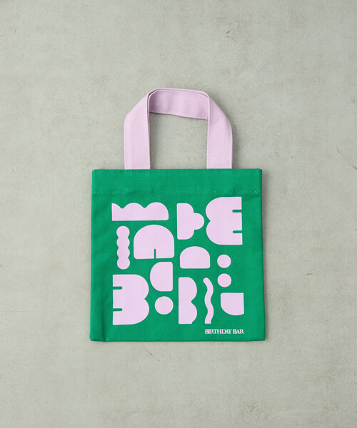BIRTHDAY BAR（バースデイバー）の「コットンミニスクエアフラットバッグ（トートバッグ・レディース・アイボリー/グリーン/ネイビー/オレンジ・0）」の20枚目の写真