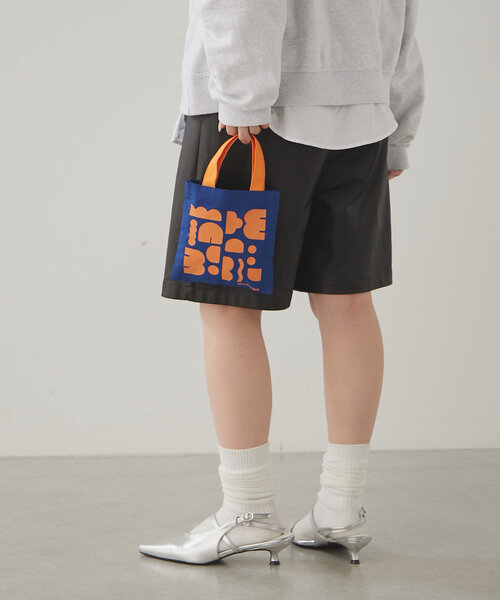 BIRTHDAY BAR（バースデイバー）の「コットンミニスクエアフラットバッグ（トートバッグ・レディース・アイボリー/グリーン/ネイビー/オレンジ・0）」の22枚目の写真