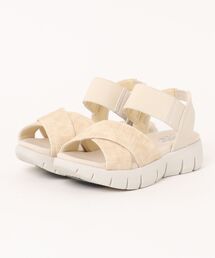 Piedi Nudi | NEW YORK STARS BOBSON 甲クロスベルト ゴムストラップサンダル(サンダル)