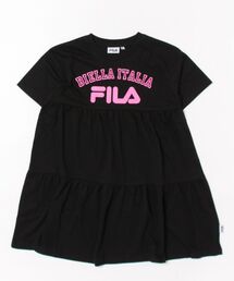 フィラ　ワンピース　ブラック　S FILA】Aラインワンピース ブラックサックス 5Sサイズ ビーチ