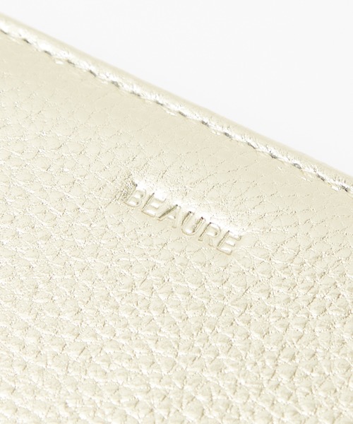 collex(コレックス)の「【WEB限定】【BEAURE/ヴュレ】ストラップ付きウォレット(財布・レディース・シルバー/ブラック/ベージュ/ゴールド・フリー)」の6枚目の写真