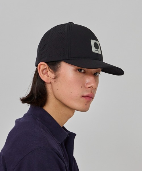 OVERRIDE（オーバーライド）の「OVERRIDE  RUBBER LOGO VENTED SB CAP / オーバーライド（キャップ・メンズ・ホワイト/ブラック/グレー/オリーブ・58cm/60cm）」の8枚目の写真