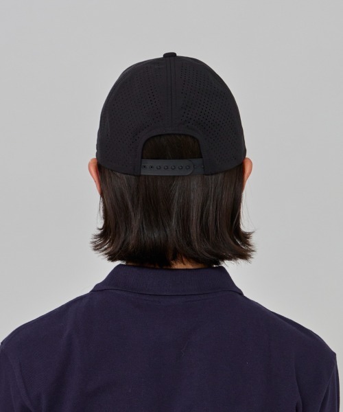 OVERRIDE（オーバーライド）の「OVERRIDE  RUBBER LOGO VENTED SB CAP / オーバーライド（キャップ・メンズ・ホワイト/ブラック/グレー/オリーブ・58cm/60cm）」の9枚目の写真