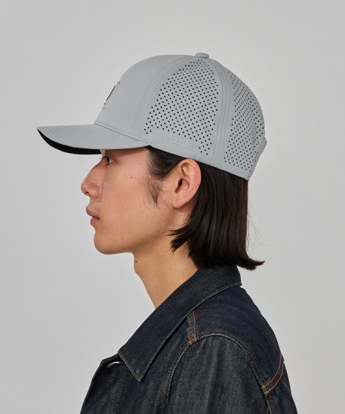 OVERRIDE（オーバーライド）の「OVERRIDE  RUBBER LOGO VENTED SB CAP / オーバーライド（キャップ・メンズ・ホワイト/ブラック/グレー/オリーブ・58cm/60cm）」の17枚目の写真