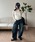 MUHETi~G[^j́ubelted curve denim pants / xgtJ[ufjpcifjpcjvbCfBSu[