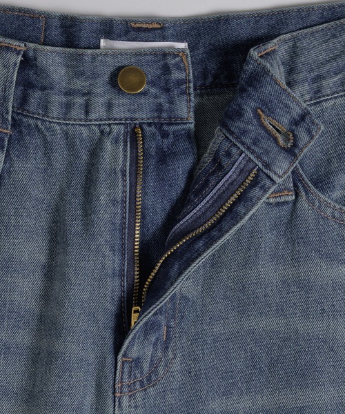 MUHET（ミュエータ）の「belted curve denim pants / ベルト付きカーブデニムパンツ（デニムパンツ・レディース・ライトインディゴブルー/インディゴブルー/ブラック/ブルー系その他・LARGE/MEDIUM/SMALL）」の19枚目の写真