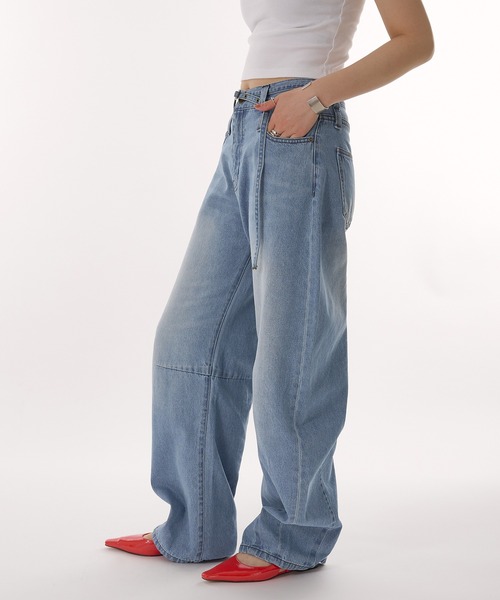 AGOLDE ハイウエストデニムパンツ ベルト付き 楽天市場】AGOLDE エーゴールドイー ジーンズ BROKEN WAISTBAND