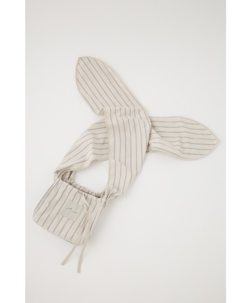 M_（エムアンダーバー）の「【M_】 STRIPE TAPETIE 巾着 (S)（ショルダーバッグ・レディース・マルチ・FREE）」の10枚目の写真