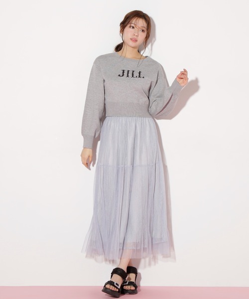JILL by JILL STUART（ジルバイジルスチュアート）の「◇レイヤードチュールスカート（スカート・レディース・ブルー/チャコールグレー/ホワイト系その他・FREE）」の11枚目の写真