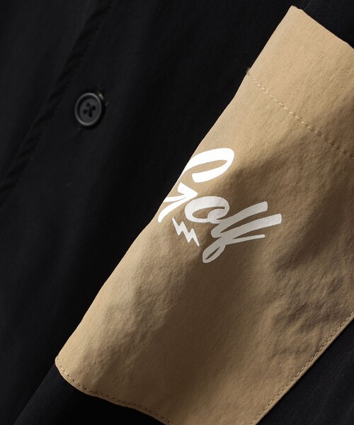 BEAMS GOLF別注／ELECTRIC GOLFバイカラーオープンシャツ BEAMS GOLF シャツ 「別注」ELECTRIC / バイカラー オープン