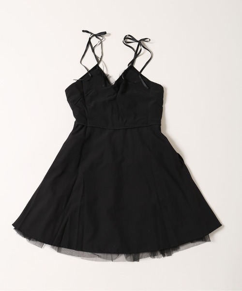 PHILLY(フィリー)の「【PHILLY】ボリュームチュールキャミワンピース(ワンピース・レディース・グレー/ブラック・FREE)」の22枚目の写真