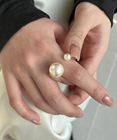 2ラインツイストモチーフリング K10（リング）｜Lilas（リラ）の