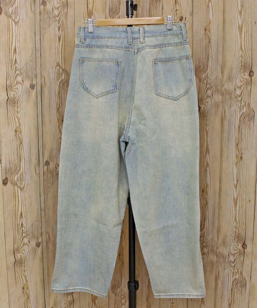 TopIsm（トップイズム）の「【2025】タック入り入り デニムワイドパンツ（デニムパンツ・メンズ・ブルー・L/M/FREE）」の5枚目の写真