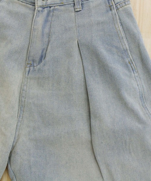 TopIsm（トップイズム）の「【2025】タック入り入り デニムワイドパンツ（デニムパンツ・メンズ・ブルー・L/M/FREE）」の7枚目の写真