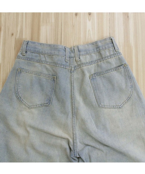 TopIsm（トップイズム）の「【2025】タック入り入り デニムワイドパンツ（デニムパンツ・メンズ・ブルー・L/M/FREE）」の3枚目の写真