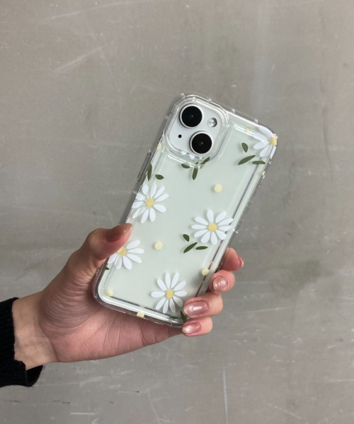 セール】花柄 クリア 耐衝撃 / スマホカバー iPhoneケース ( 7 8 SE2